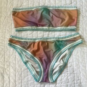 Bandeau 2-piece Gorgeous Designer Pastel Bikini  medium sizes